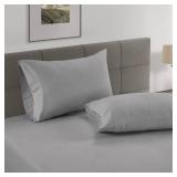 Lane Linen 100% Organic Cotton King Size Pillow Cases Set of 2 (20