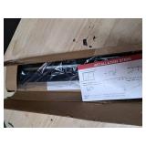 Small Curtain Rods for Windows 30\" to 45\" 5/8 Inch Standard Decorative Black Curtain Rod with Brackets Easy to Install for Bedroom Living room Kitchen (30\",45\")