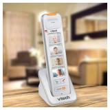 VTech SN5307 Amplified Photo DIAL Accessory Handset with Big Buttons & Large Display for SN5127 & SN5147 Senior Phone Systems, Photo Dial Handset, Cordless Phone System