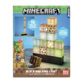 Paladone Minecraft Building Block Night Light â Officially Licensed LED Lamp for Boysâ Bedrooms, Gaming Decor & Gifts â Fun Minecraft Room Accessory