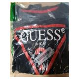 Guess Big Boys Organic Cotton Short Sleeve Classic Logo T-Shirt, Jet Black, 10