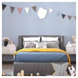 Biyoee Blue Grasscloth Peel and Stick Wallpaper Texture Self-Adhesive Contact Paper 15.7\" X 120\" Faux Grasscloth Removable Wallpaper for Cabinets Counter Top Liners