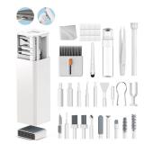34-in-1 Phone and Laptop Cleaning Kit - Multi-Function PC Electronic Cleaner for iPhone,iPad,MacBook,Keyboard, AirPods,Speakers, and Earbuds.Portable kit Suitable for Cleaning Chargers and Cables.