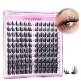 Natural Lash Clusters Spiky Eyelash Extensions Wispy Individual Lashes Manga Eyelash Individuals 120 Pcs CC-Curly Cluster Eyelash Extensions 10-16MM Mixed DIY Lash Extensions by Mavphnee