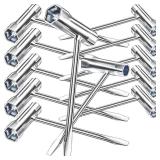 MotBach 10 PCS Chainsaw Scrench Replacement Tools, Screwdriver Chainsaw Wrench Tool Accessories Set,Alloy Steel T Wrench Spanner Combination Tool,Long and Short Size,13 by 19 mm