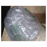 LIBERECOO Oval Clear Fitted Vinyl Tablecloth - Fits 48 x 72 Inch Oval Tables Only - Heavy Duty Elasticized Table Cover Elastic Edged Plastic Tablecloths Protector