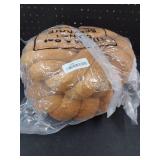 Fumete 2 Pcs 14 Inches Knot Pillow Round Throw Soft Plush Knot Ball Pillow Handmade Knotted Modern Home Decorative Cushion for Bed Bedroom, Sofa, Couch (Caramel Color)