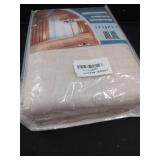 Flyfun Blackout Curtains 96 Inches Long - 2 Panels, Thermal Insulated Drapes for Living Room/Bedroom, Rod Pocket/Linen (Natural, 52W x 96L)