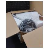 Fanbulous Farmhouse Ceiling Fan with Light and Remote, 52\" Black Rustic Flush Mount Ceiling Fans for Bedroom Living Room, Industrial Caged Ceiling Fan for 6 Speed Reversible Motor, 5 Dual Blades glas