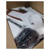 Fanbulous Farmhouse Ceiling Fan with Light and Remote, 52\" Black Rustic Flush Mount Ceiling Fans for Bedroom Living Room, Industrial Caged Ceiling Fan for 6 Speed Reversible Motor, 5 Dual Blades glas