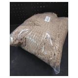 H.VERSAILTEX Bathroom Rugs Sets 2 Piece Non Slip Thick Shaggy Chenille Bathroom Rug Mat Set Extra Soft and Absorbent Striped Floor Rugs, Machine-Washable, Taupe Brown