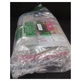 ZOBER Large Christmas Ornament Storage Box - Stores 128 3\" Ornaments, With Dividers - Ornament Organizer Storage Box, Durable Christmas Containers Holder - Extra Pockets, Dual Zipper - Red