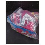 Liberty Imports 10 PCs Fireman Gear Firefighter Costume Role Play Career Dress Up Starter Toy Accessories Pretend Play Set with Helmet, Tools for Kids, Toddlers