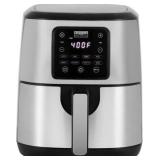 bella PRO - 4.2-qt. Touchscreen Air Fryer - Stainless Steel Powers on