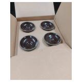 DDasiBowl â 4-Pack Korean Clay Pots (17oz / 500ml) with Lids & Handles â Ttukbaegi Stone Bowls for Cooking Bibimbap, Donabe Style Korean Clay Cookware â Oven & Stovetop Safe