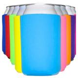 TahoeBay Blank Beer Can Cooler Sleeves (12-Pack) Bulk Sublimation Blanks for Vinyl Plain Soft Foam Can Sleeves Coolers for Soda Cans & Bottles Black, White, Assorted Solid Color (Multicolor)