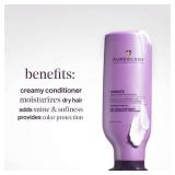 Pureology Hydrate Conditioner - For Dry or Color Treated Hair, Nourishing Conditioner to Restore Moisture and Seal in Hydration, Vegan, 9 Fl Oz