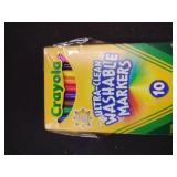 Crayola Ultra-Clean Washable Markers, Fine Line Multicolor, 10 Count