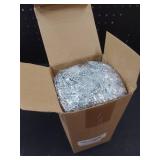 50 Feet Silver White Christmas Tinsel Garland Christmas Decorations, Thick Metallic Twist Shiny Hanging Tinsel Garlands for Xmas Tree Decor Stairs Mantle Fireplace Home Indoor Holiday Party Supplies