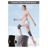 SUJAYU Knee Brace for Arthritis Pain and Support, Knee Brace for Meniscus Tear, Knee Braces for Knee Pain Women & Men, Knee Compression Sleeve for Knee Pain (Black)