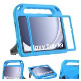 BMOUO Kids Case for Samsung Galaxy Tab A11 8.7 Inch 2025/A9 8.7\" 2023 /Tab A7 Lite 8.7\" 2021- with Built-in Screen Protector, Shockproof Samsung Galaxy Tab A11/A9/A7 Lite Case 8.7 Inch - Blue