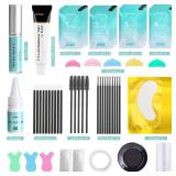 Lash Lift Kit, Eyelash Lift Kit, Lash Perm Kit for Long-Lasting Curl, Eyelash Lift & Color, Professional & Beginner Friendly Eyelash Perm Kit for Salon or At-Home Use