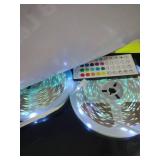 HBOWMDJIA Led Lights for Bedroom 200 FT (2 Rolls 100 FT), with Remote and Application Control RGB Color Changing LED Strip Lights, Music Synchronization, Used for Room, Family, Party Decoration