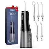 Onlyone Rechargeable Cordless Water Flosser with Adjustable Water Pressure for Daily Oral Care, Power Dental Flosser for Home and Travel Use, Portable Oral Irrigator for Sensitive Gums and Braces Care