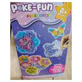 Britik Arts and Crafts for Kids Ages 8-12: Poke in Fun Art Kits for Girls, Poke Art Flower Bouquet Craft Kit, Fabric Arts for Kids DIY Flower Bouquet Kit Birthday Gift for Girls Ages 8 9 10 11 12