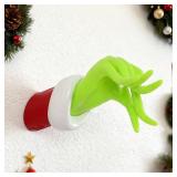 DAZONGE Christmas Decorations Indoor, Christmas Wall Mounted Reaching Hands Decor, X-mas Wall Art Sculpture, Unique Holiday Decor for Home Party Supplies