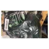 THLAI Women Varsity Jacket Button Down Cropped Faux Leather Jacket Letter Embroidery Jacket Short Baseball Outwear medium