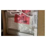 Huuger Nightstand with Charging Station, Side Table with 2 Fabric Drawers, End Table with Open Shelf, Bedside Table with USB-C Port and Outlets, Night Stand, PU Leather, White