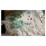 MUXHOMO Queen Size 4 Piece Sheet Set, Soft & Breathable Sheet for Bedroom with Deep Pocket Up to 16\", Wrinkle-Free & Cooling Bed Sheet with Flat Sheet, Fitted Sheet & Pillowcases - Flower Scroll