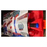 2 IN 1 Shooting Games Toys for Boys 5, 6, 7, 8, 9, 10+ Year Old, Moving Shooting Target and Standing Digital Targets with 2 Toy Guns, 24 Foam Balls, Kids Outdoor Game, Christmas Birthday Gift for Kids