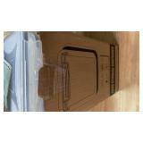 PRAKI Large Airtight Food Storage Containers 5.2L / 195oz, 4pcs Pantry Kitchen Organizers and Storage for Flour, Sugar, Baking Supplies, BPA Free, Plastic Flour Containers with 20 Labels & Maker