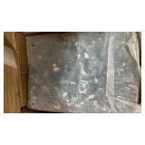 GasSaf 1/4 Inch Fire Glass Reflective Tempered Fireglass Cut Crushed FireGlass for Fire Pit, Fireplace, Replaces Existing Gas Logs & Lava Rocks (10 Pound)(Caribbean Blue)