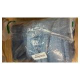 Fleece Poncho Blanket -Drape and Go No Sleeves- Lightweight Wrap Shawl - Wearable Blanket - Gift for Grandma and Mom (Royal Sky)