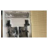 Loiogohot Wall Sconces Set of Two,Black Modern Wall Lighting 16\" Bathroom Sconces Wall Lighting 60W with Clear Glass Shade for Living Room Corridor Mirror Bedroom Stairs