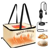 Hobychild Sourdough Bread Proofer Warming Box Foldable Bread Warming Mat Collapsible Proofing Box for Dough Yogurt Fermentation with Adjustable Temperature & Timer Controller