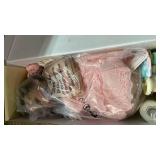 BABESIDE Lifelike Reborn Baby Dolls Dara - 20 Inch Realistic-Newborn Baby Doll Brown Hair Girl Handmade Real Life Toddler Dolls with Clothes and Toy Accessories Gift for Kids Age 3+