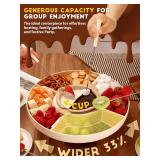 LUSHYUM Chocolate Fondue Pot Set Electric Melting Machine, 4-Cup Capacity 4 Trays 5 Forks 1 Spatula Cheese Warmer, Ideal Gift for Couple Family & Date Night Idea House Warming Holidays Essentials