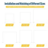 Wokceer 10 FT Backdrop Stand Heavy Duty Pipe and Drape Kit, Adjustable White Backdrop Stands for Wedding Photo Booth Background Birthday Party Exhibition Decoration