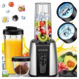 KOIOS Smoothie Blender, Max 1000w Personal Blender for Shakes and Smoothies, 12Pcs Coffee Grinder and Countertop Blenders Combo for Kitchen, Portable Smoothie Blenders with 2x22 oz To-Go Cups, Non-BPA