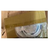 HOHIYA 2 Pcs 9.5 Inch Ornament Display Stand Holder Heavy Duty Base for Glass Terrarium Air Plant Halloween Christmas Twist Wire Max Loading 300g Chrome Silver Taiwan Made