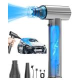 Snow Whiz Turbo Blower, Snowwhiz Turbo Blower 130000RPM High-Speed Cordless Mini Snow Blower Air Duster, 4-Gear Jet Dry Blower for Light Snow, Computer Keyboard, Car & Outdoor Cleaning