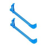 HMDZMR Ice Skate Guards Ice Skate Covers Adjustable Skate Guards Ice Hockey Skate Accessories for Kids Adults Ice Skating, Figure Skates, Hockey (Blue)