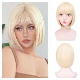 Blonde Bob Wigs for White Women - 12