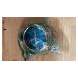 AKCISOT Loud Alarm Clock for Heavy Deep Sleepers,3 Inches Analog Metal Twin Bell Clocks Battery Operated with Backlight for Bedroom Bseide, Old Fashioned for Desk Home Decoration (Blue)