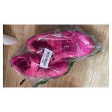 LUCKY STEP Boys Girls Athletic Running Shoes Air Lightweight Fashion Sneakers Casual Breathable Tennis Trainers for Little Kids(12 M US Hot Pink)