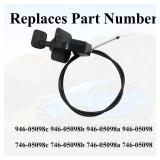 Throttle Choke Cable/Controls for CUB Cadet 51\" Throttle Cable ZT1-42 KH, ZT1-42 KH FAB, ZT1-46 KH FAB, ZT1-50 KH FAB, ZT1-54 KH FAB, ZT2-60 KH FAB, ZTS1-42 KH FAB, ZTS1-46 KH FAB for 946-05098c
